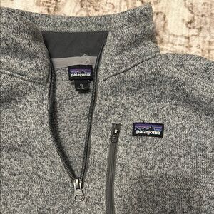 Kids Patagonia Heathered Gray Fleece Pullover